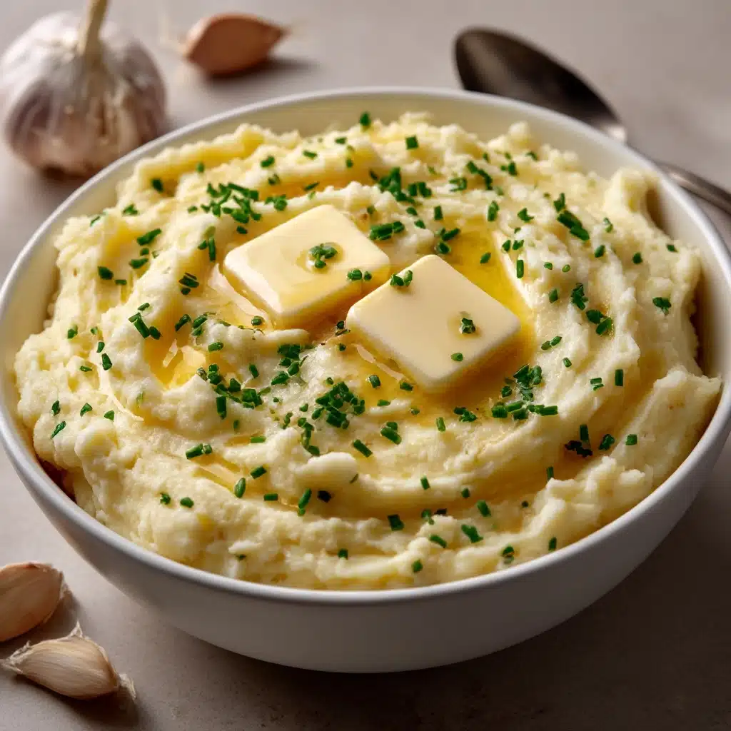 Easy Garlic Mashed Potatoes Recipe - Recipe Image