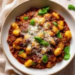 Gnocchi Bolognese Recipe