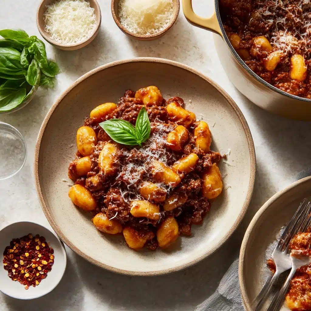 Gnocchi Bolognese Recipe - Recipe Image