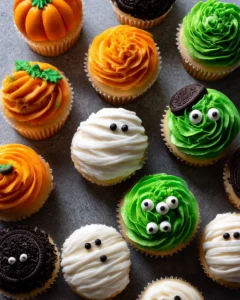 Easy Halloween Cupcakes with Buttercream Frosting Recipe