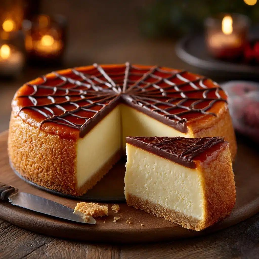 Spiderweb Cheesecake Recipe - Recipe Image