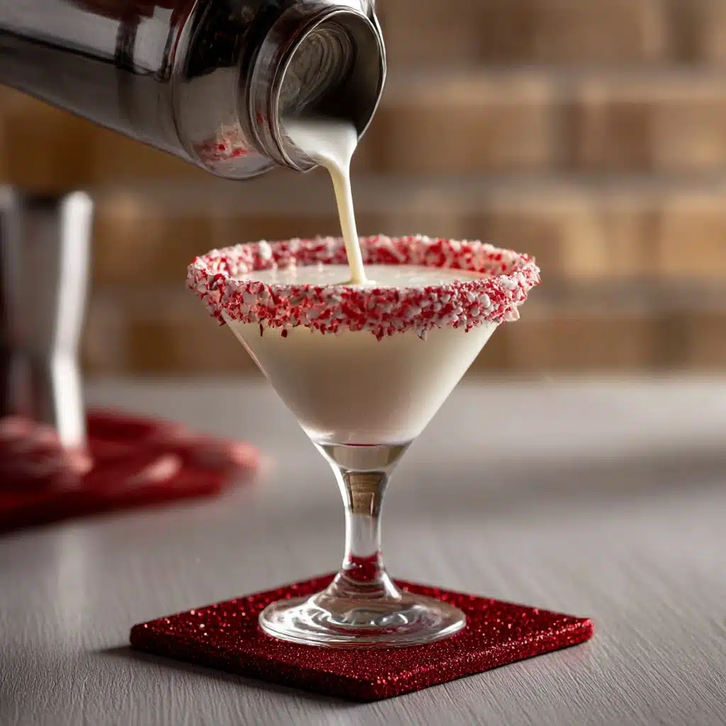 Candy Cane Martini Recipe - Recipe Image