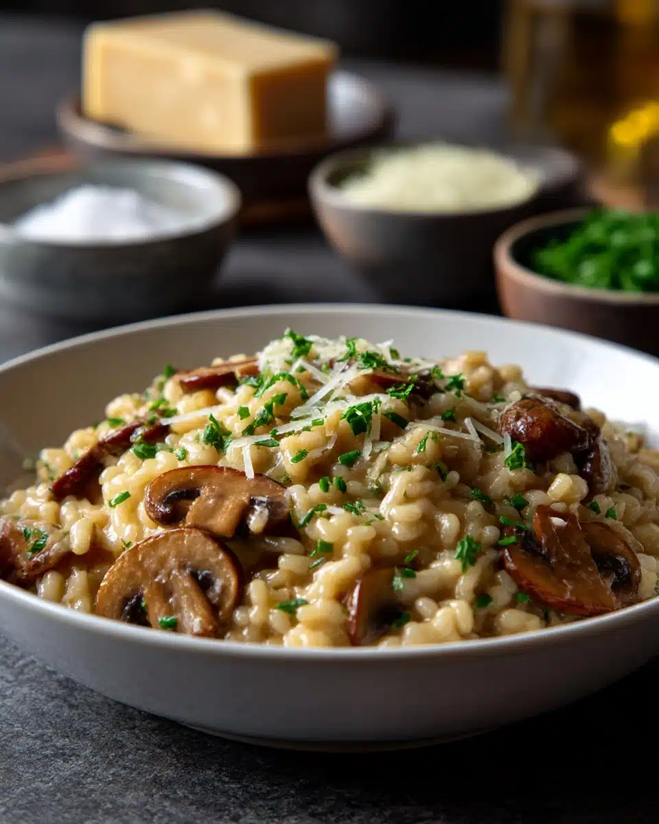 Creamy Mushroom Risotto Recipe