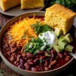 Four Bean Spicy Crockpot Chili Recipe