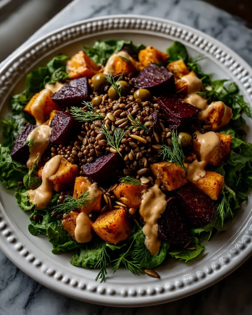 Autumn Roasted Vegetable Salad Recipe
