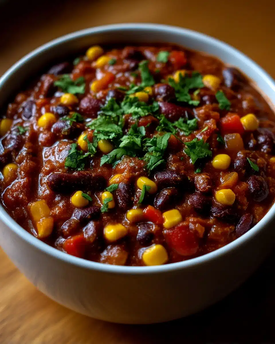 Three Bean Chili Recipe
