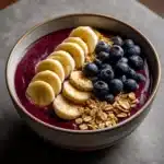 Blueberry Oats Peanut Butter Smoothie Bowl Recipe