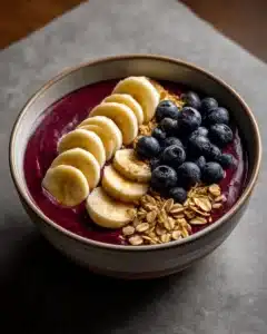 Blueberry Oats Peanut Butter Smoothie Bowl Recipe