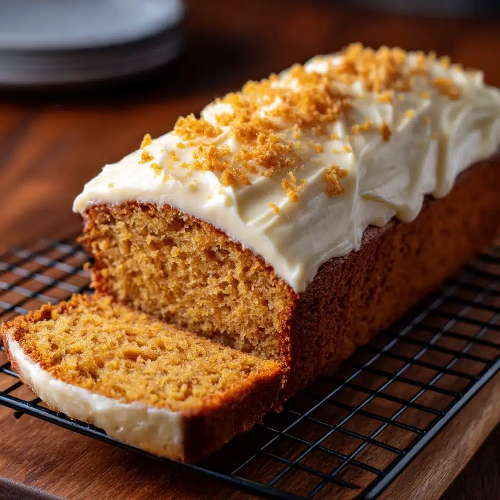 Pumpkin Bread with Cream Cheese Frosting Recipe - Recipe Image