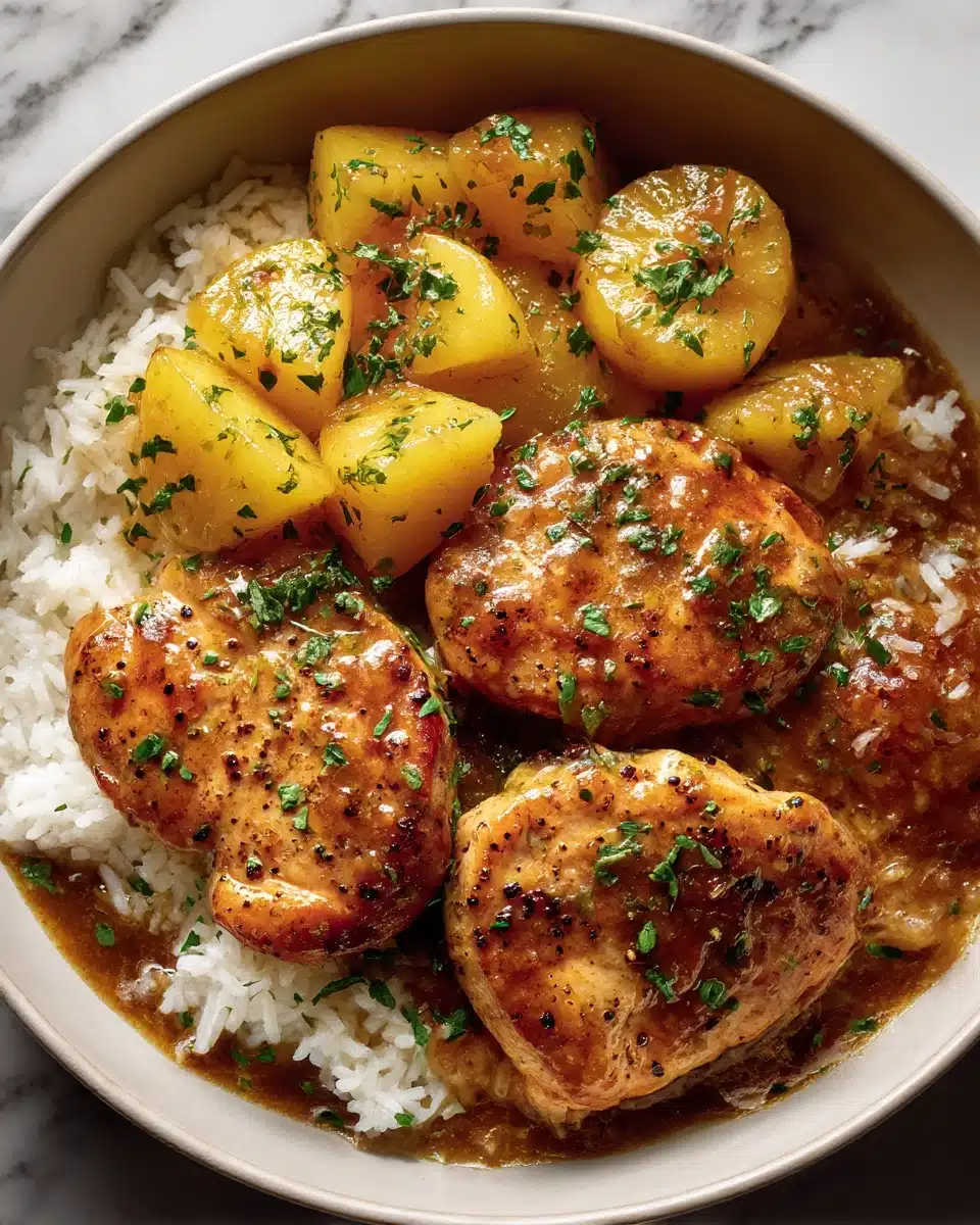 Slow Cooker Hawaiian Pineapple Chicken Recipe