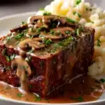 Meatloaf with Mushroom Gravy Recipe