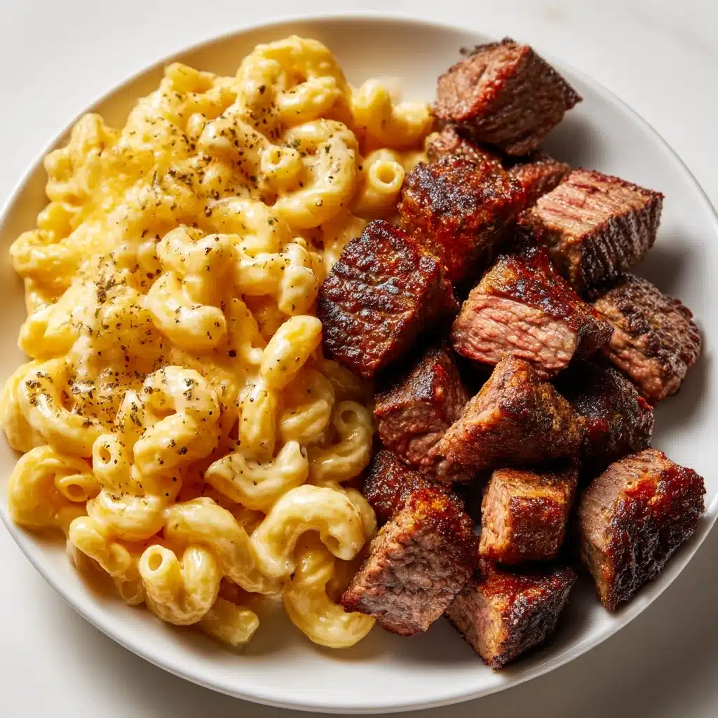 Cajun Steak Cheesy Rigatoni Parmesan Recipe - Recipe Image