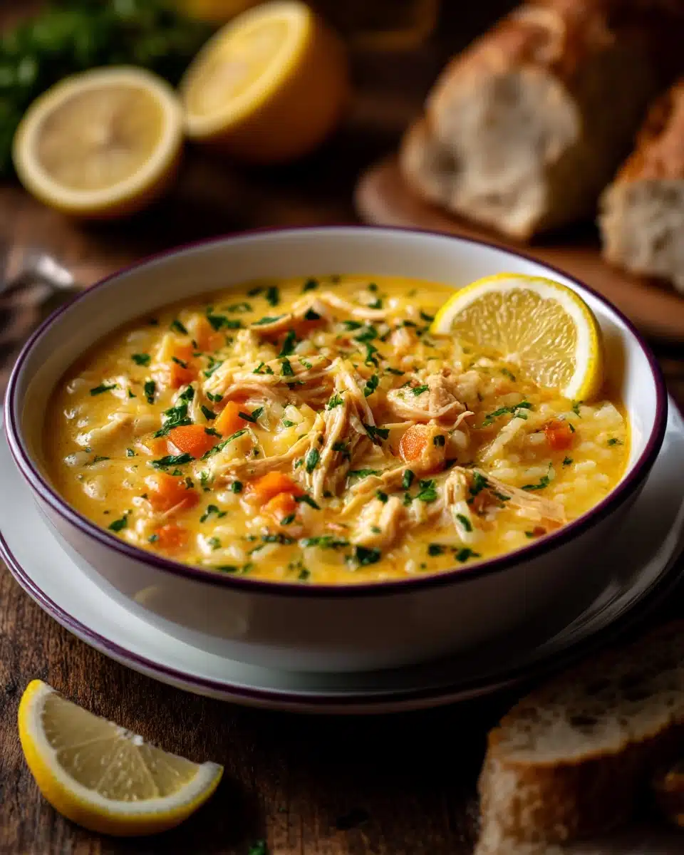 Greek Lemon Chicken Soup Recipe