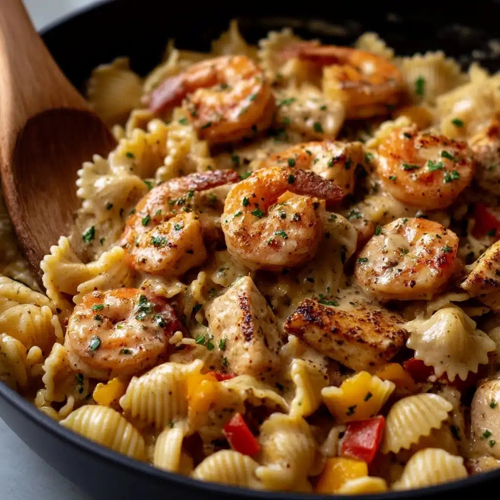Creamy Jamaican Shrimp Rasta Pasta Recipe - Recipe Image