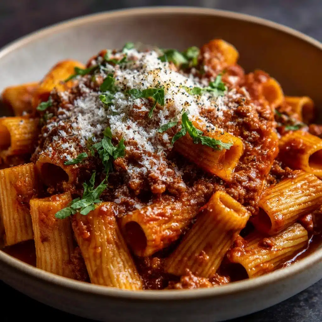 Spicy Basil Rigatoni Recipe - Recipe Image