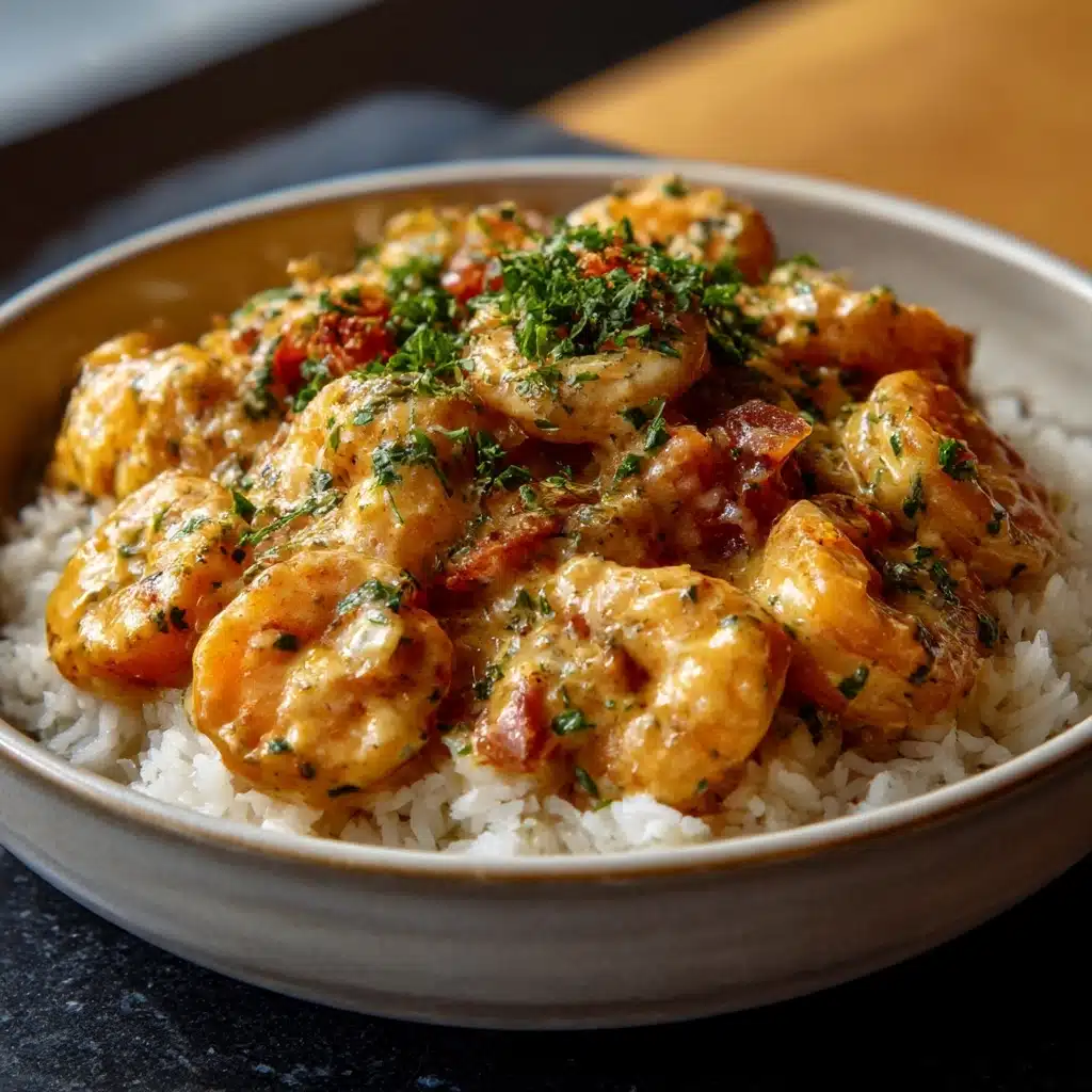 Creamy Garlic-Paprika Shrimp Skillet Recipe - Recipe Image