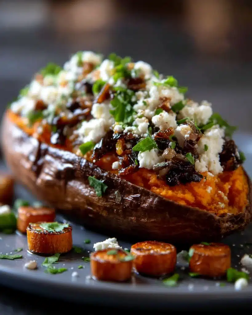 Loaded Roasted Sweet Potato Recipe