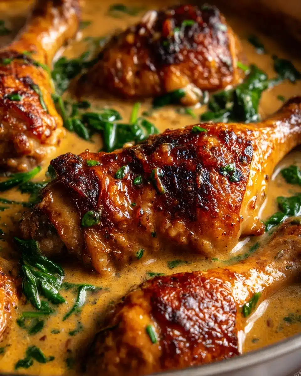 Creamy Tuscan Slow Cooker Chicken Recipe
