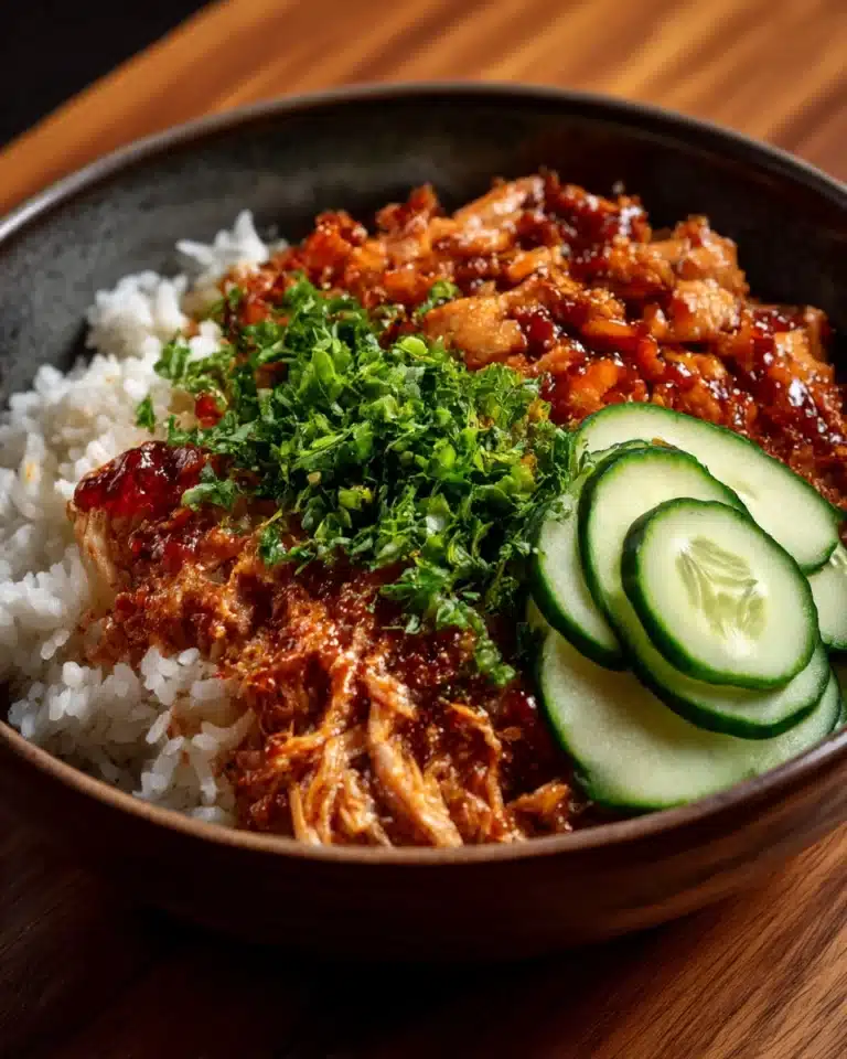 Slow Cooker Pulled Lamb Bowls Recipe