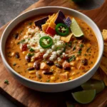 Crockpot Creamy Chicken Tortilla Soup Recipe