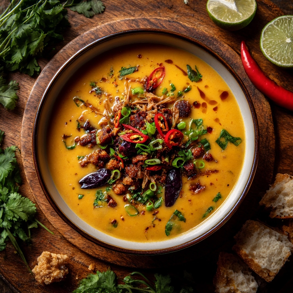 Crockpot Creamy Chicken Tortilla Soup Recipe - Recipe Image