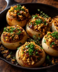 Jeweled Rice Stuffed Onions Recipe