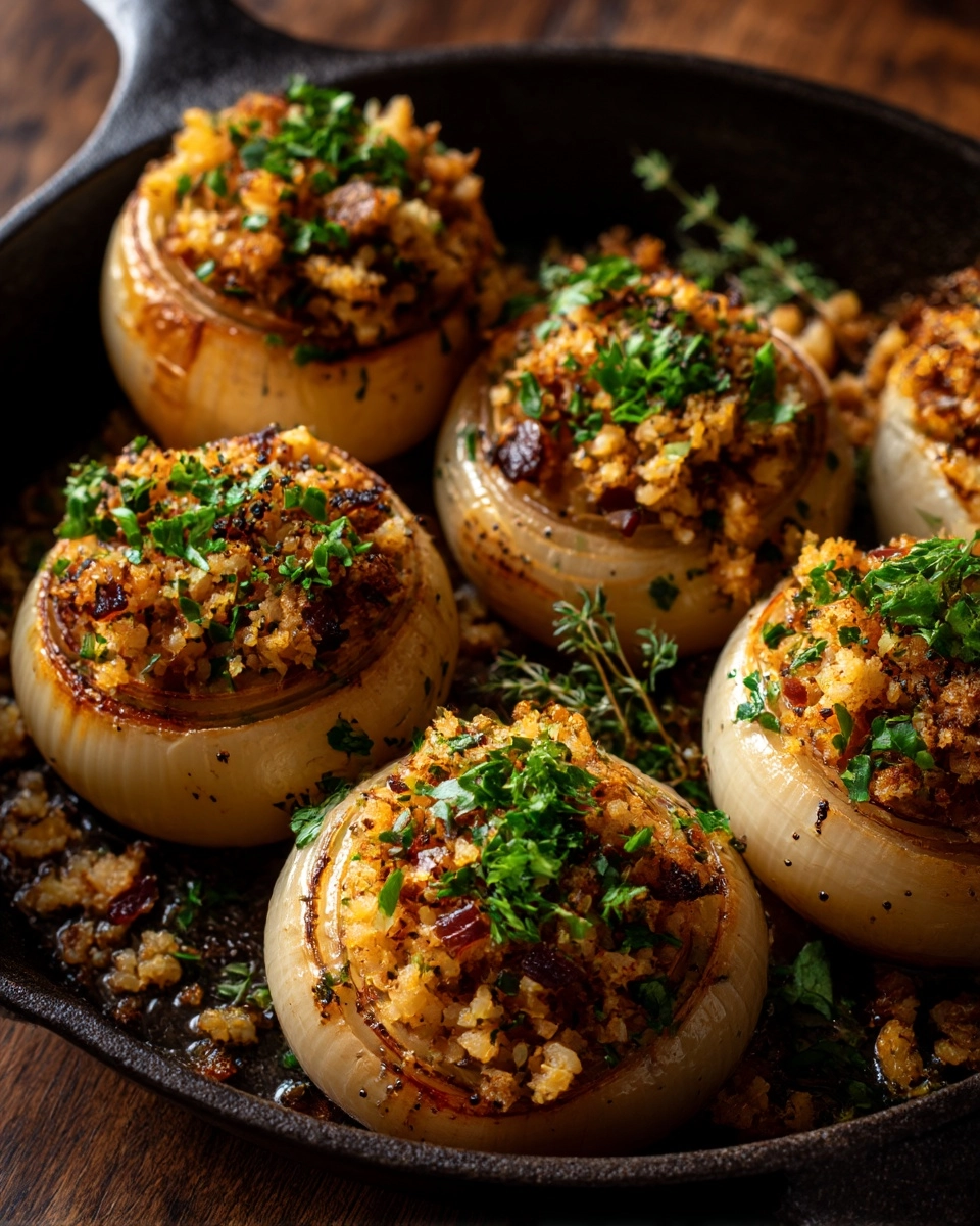 Jeweled Rice Stuffed Onions Recipe