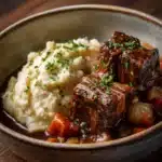 Savory Braised Short Ribs with a French Twist Recipe