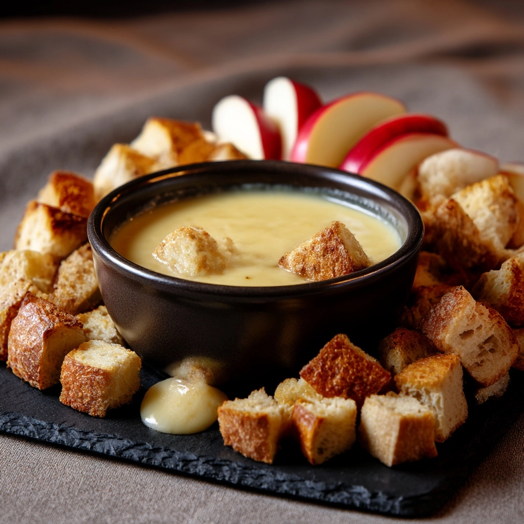 Awesomely Easy Swiss Fondue Recipe - Recipe Image
