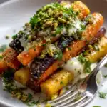 Roasted Carrots with Honey and Garlic Yogurt Sauce Recipe
