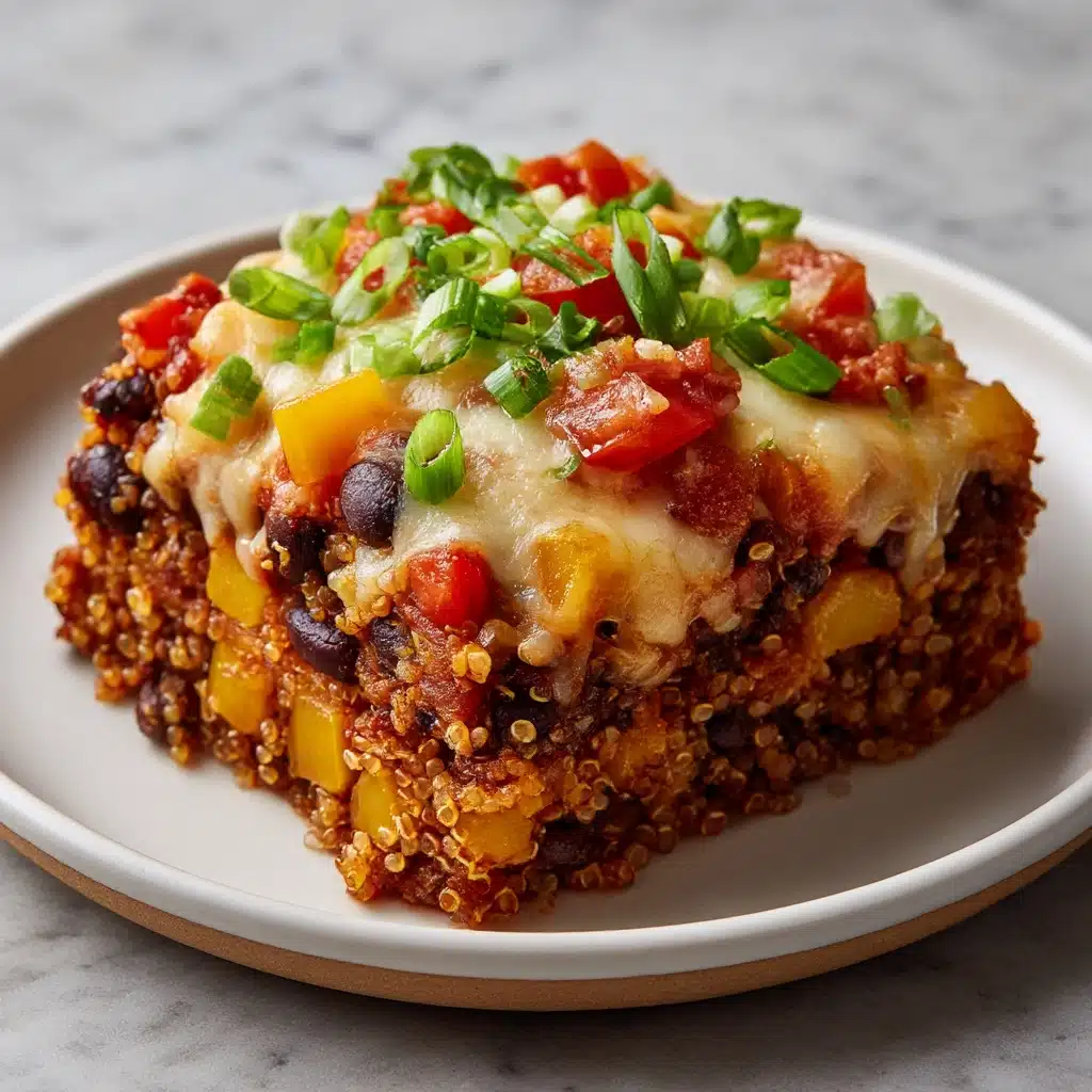 Southwestern Quinoa and Black Bean Casserole Recipe - Recipe Image