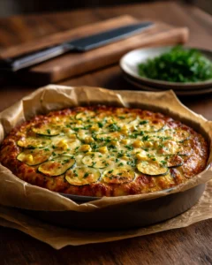 Sweet Corn and Zucchini Pie Recipe