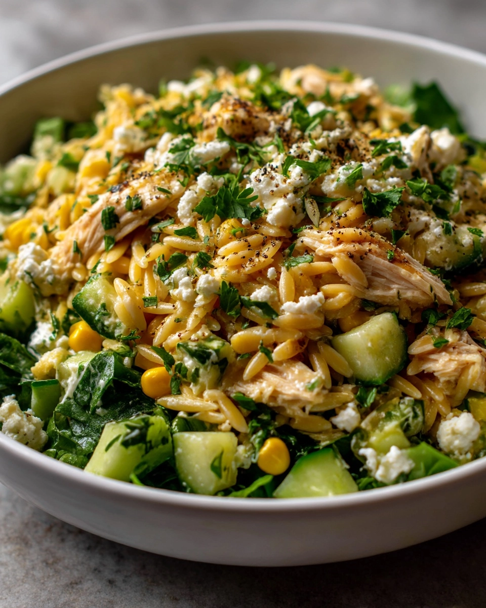 Zippy Orzo Summer Salad Recipe