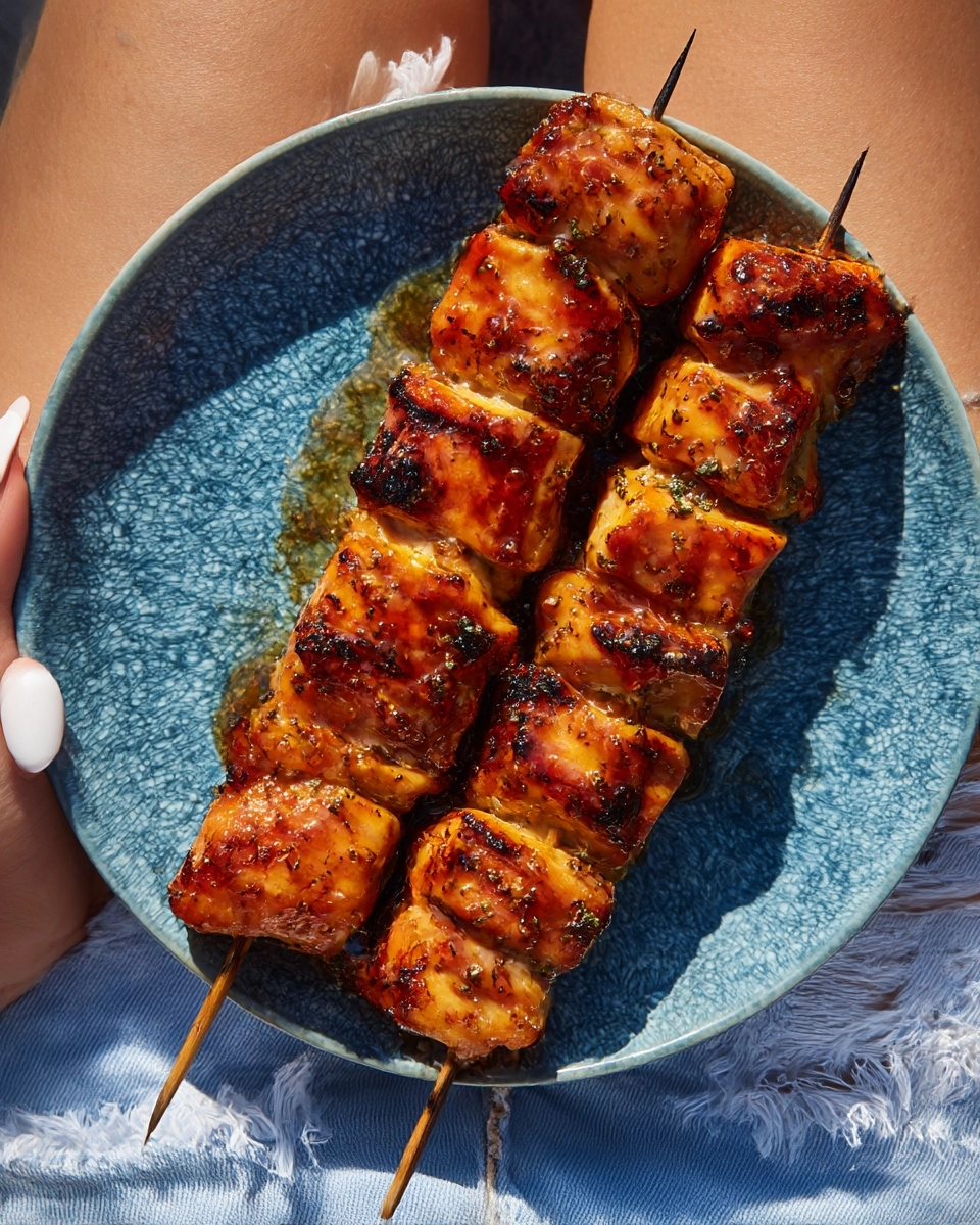 Honey Chipotle Chicken Skewers Recipe