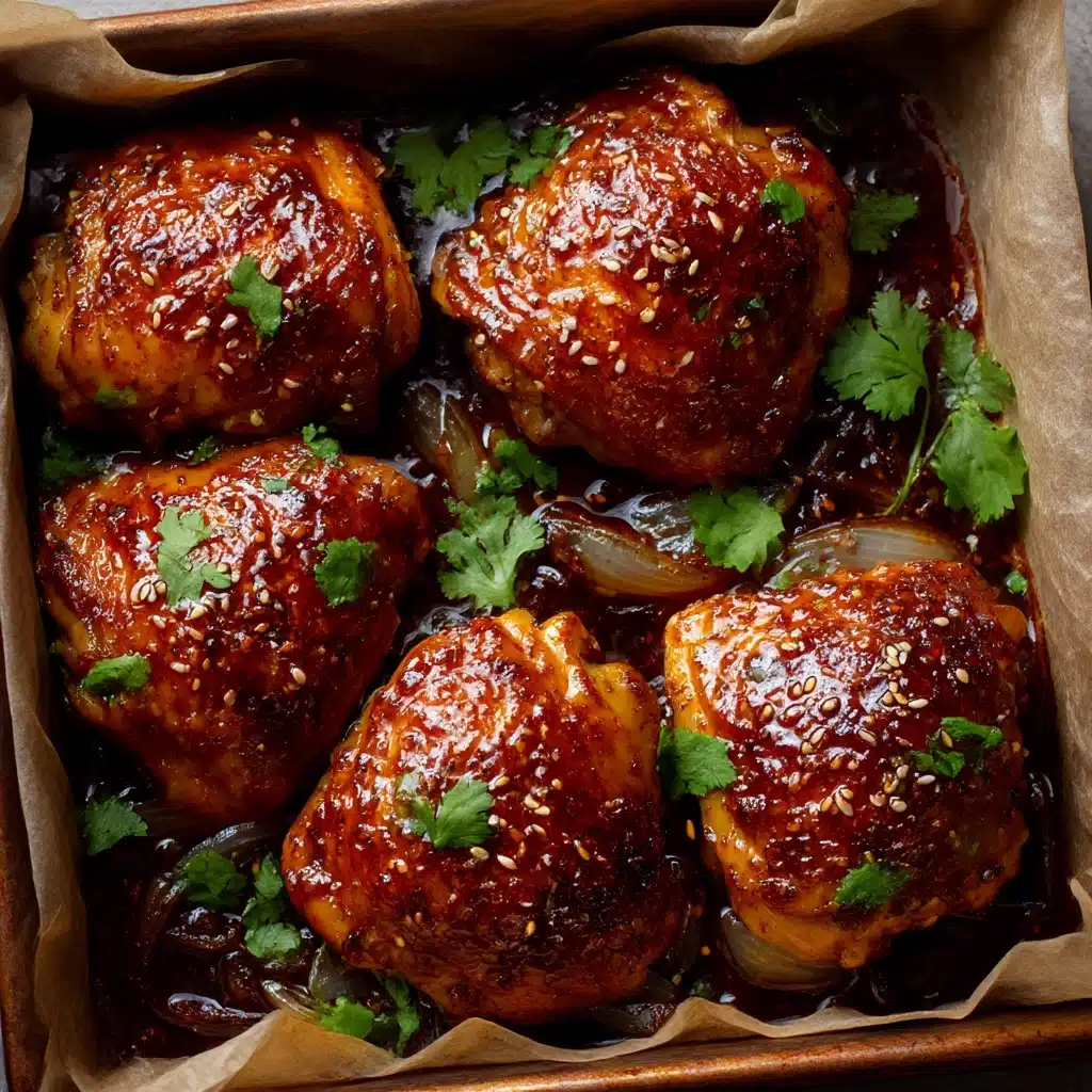 Sticky Honey Soy Baked Chicken Recipe - Recipe Image