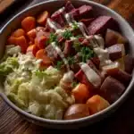 Corned Beef and Cabbage with Horseradish Cream Recipe