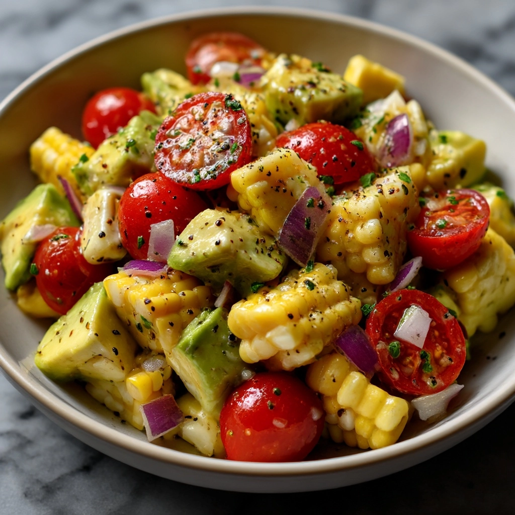 Corn Tomato Avocado Salad Recipe - Recipe Image