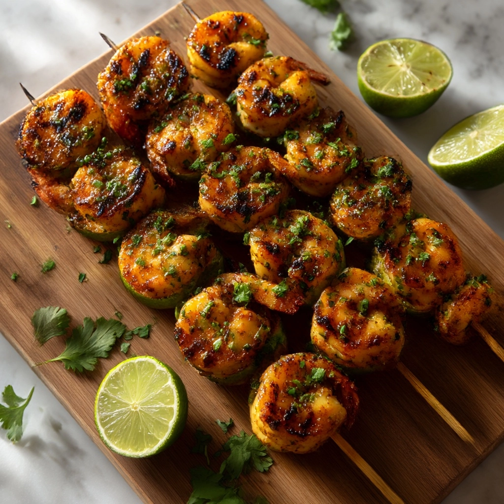 Cilantro Lime Grilled Shrimp Recipe - Recipe Image