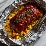 Campfire Dinner Meatloaf Foil Packets Recipe