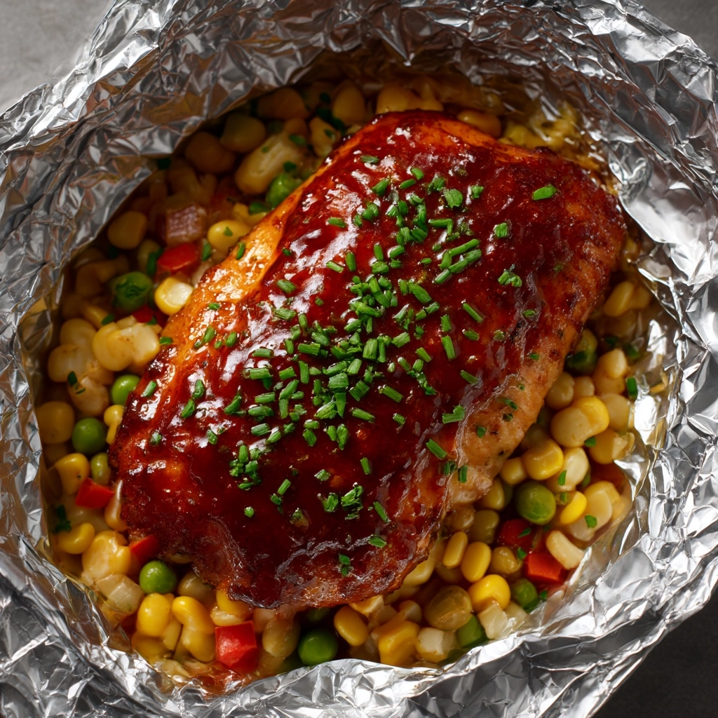 Campfire Dinner Meatloaf Foil Packets Recipe - Recipe Image