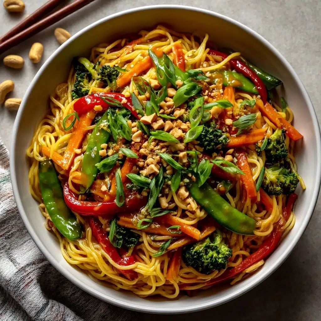 Peanut Chicken and Noodles Recipe - Recipe Image