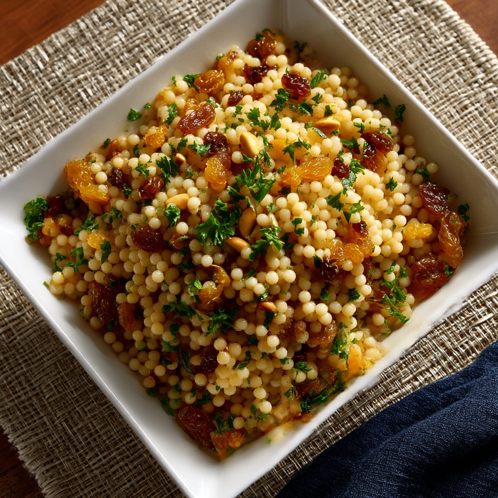 Israeli Couscous with Pine Nuts and Parsley Recipe - Recipe Image