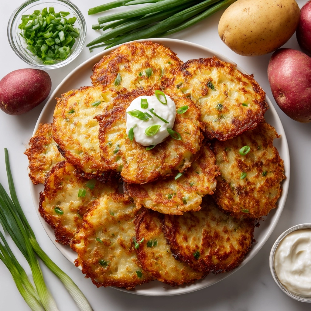Crispy Potato Pancakes Recipe - Recipe Image