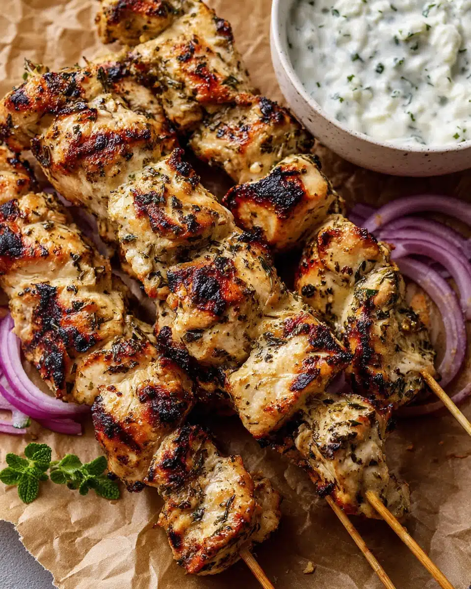 Greek Chicken Souvlaki Recipe