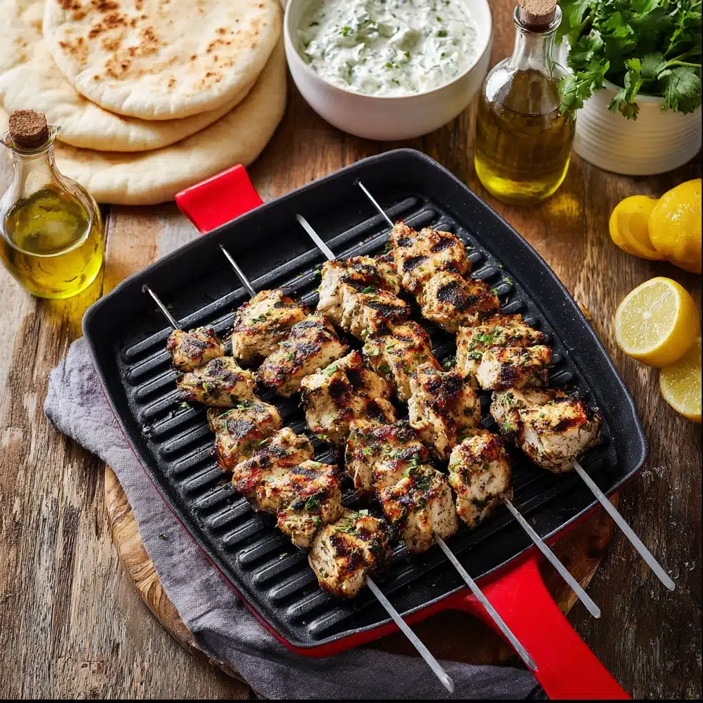 Greek Chicken Souvlaki Recipe - Recipe Image