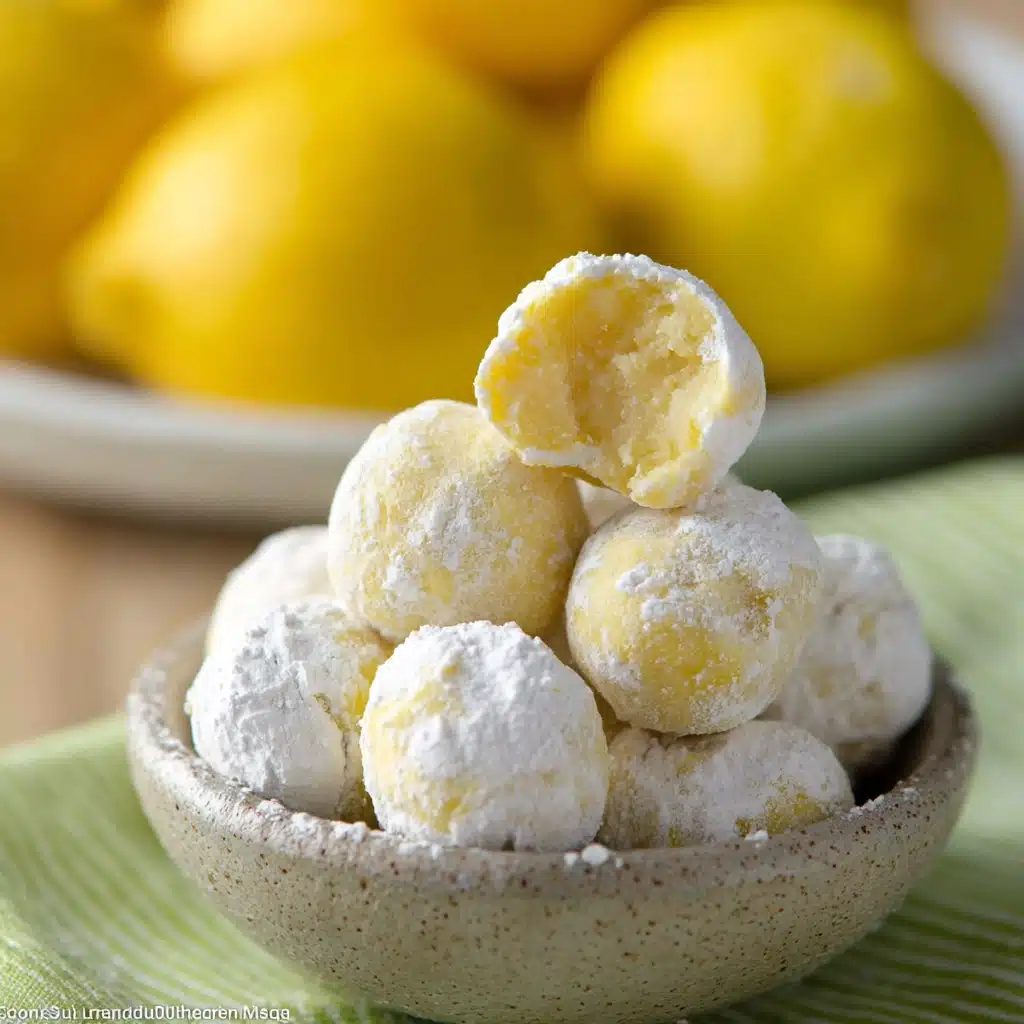Easy White Chocolate Lemon Truffles Recipe - Recipe Image