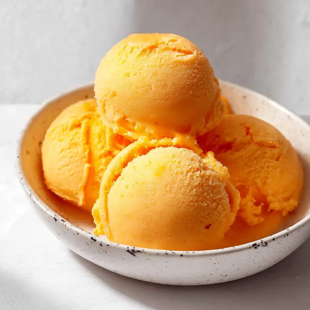 Peach Sorbet Recipe - Recipe Image