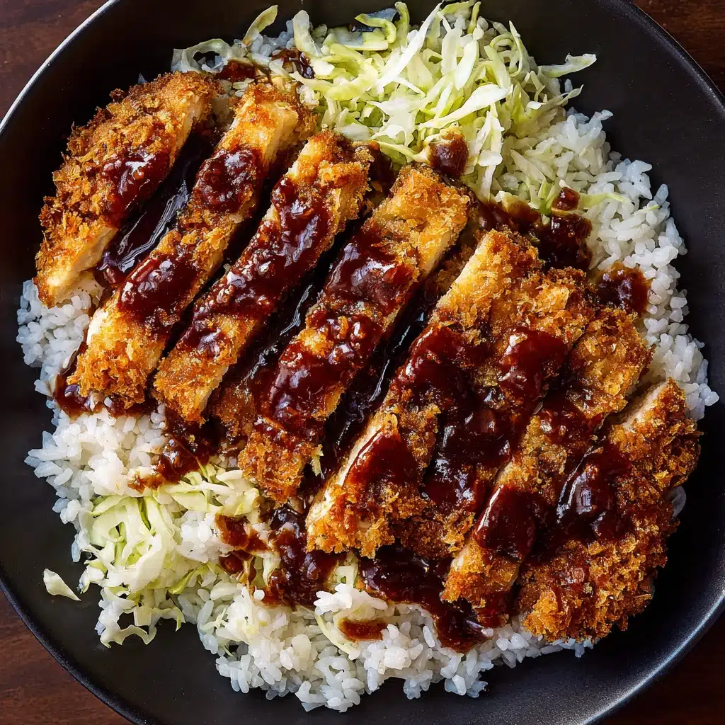 Air Fryer Chicken Katsu with Homemade Katsu Sauce Recipe - Recipe Image