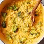 Creamy Broccoli Cheddar Orzo Recipe