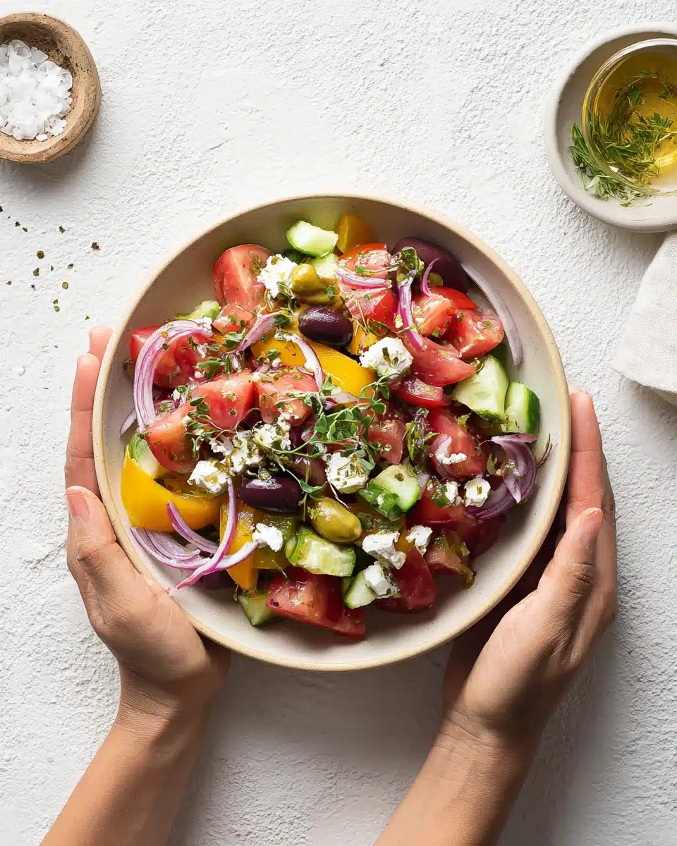 Easy & Authentic Greek Salad Recipe